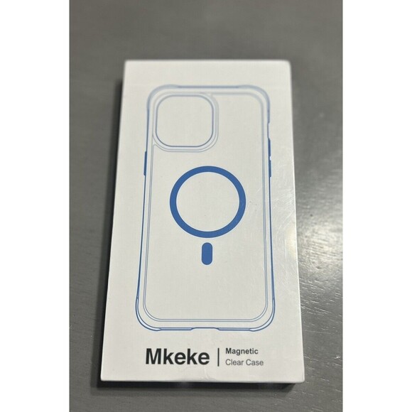 Mkeke Magnetic Clear Case iPhone 14 Max Case-C-M NEW - Picture 1 of 2